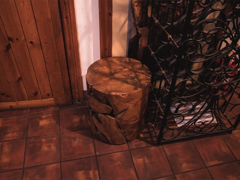 Naga Reclaimed Round Stool 9 Naga Reclaimed Round Stool - Image 7