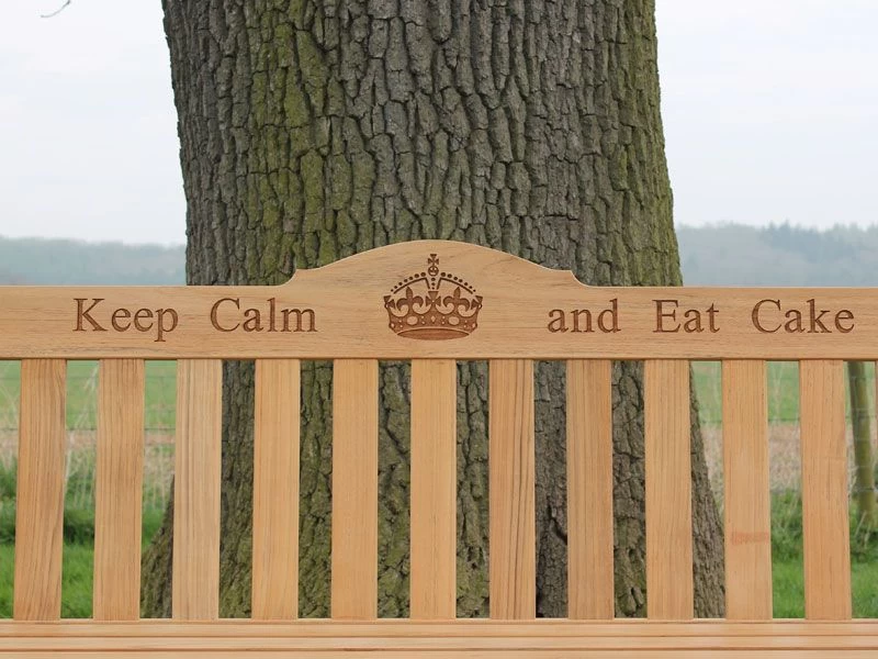 Teak Windsor Bench 13 Teak Windsor Bench - Image 12