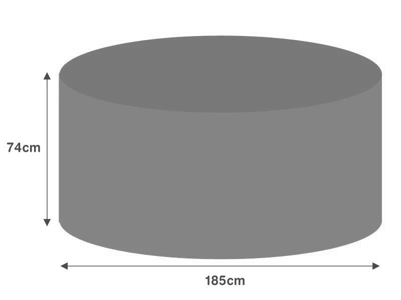Breathable Round Table Weather Cover | Large 3 Breathable Round Table Weather Cover | Large