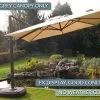 Cantilever Parasol - Roma 3m Square - Ex Display 1 Cantilever Parasol - Roma 3m Square - Ex Display -Garden Comfort Shop royal exdis1bi32