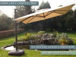 Cantilever Parasol - Roma 3m Square - Ex Display