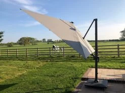 Royal 3M Square LED Parasol -Garden Comfort Shop royalledparasol3 bi 1