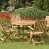 Sandringham Table - 120cm Diameter 1 Sandringham Table - 120cm Diameter -Garden Comfort Shop sandringham 120cm diameter table and folding chair set XL 1