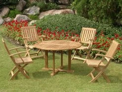 Sandringham Table - 120cm Diameter 8 Sandringham Table - 120cm Diameter -Garden Comfort Shop sandringham 120cm diameter table and folding chair set XL
