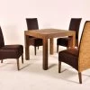 Savana 90cm Square Mahogany Table -Garden Comfort Shop savana 4 chair dining set XL