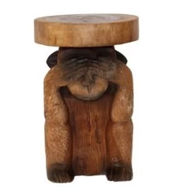Monkey See No Evil Ornamental Table