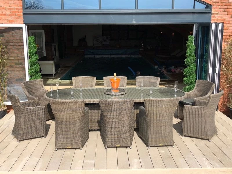 Seville 10 Chair Oval Set 8 Seville 10 Chair Oval Set - Image 6