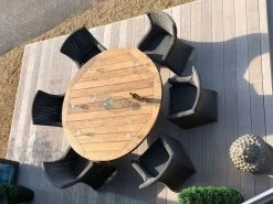 Seville 6 Chair Round Teak Dining Set 18 Seville 6 Chair Round Teak Dining Set -Garden Comfort Shop seville 6 chair 1 xl 2