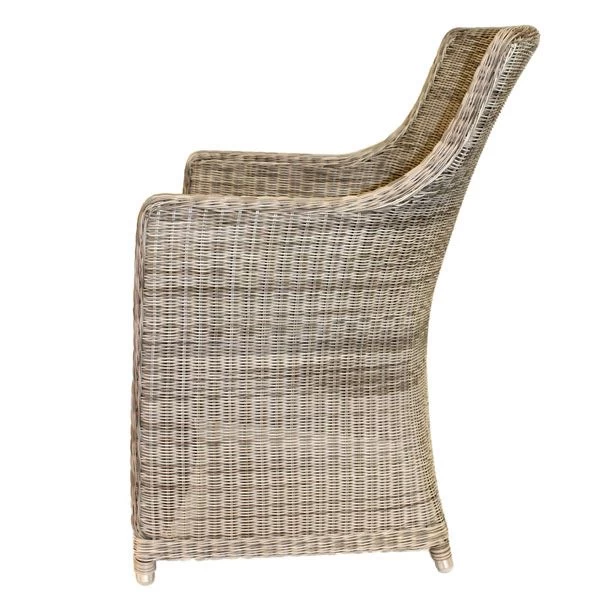 Seville Armchair | White Kubu Weave 6 Seville Armchair | White Kubu Weave - Image 4