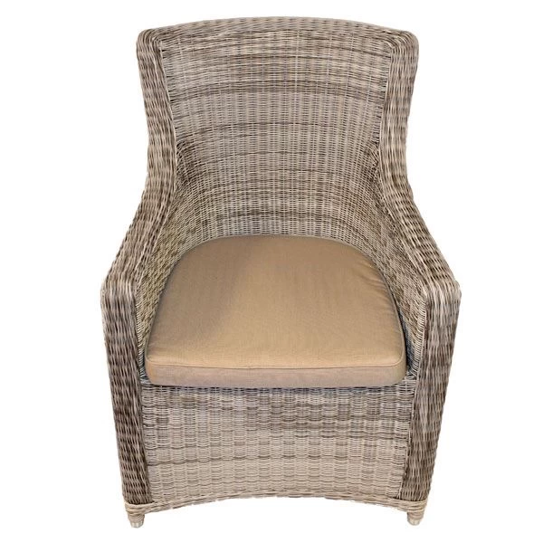 Seville Armchair | White Kubu Weave 5 Seville Armchair | White Kubu Weave - Image 3
