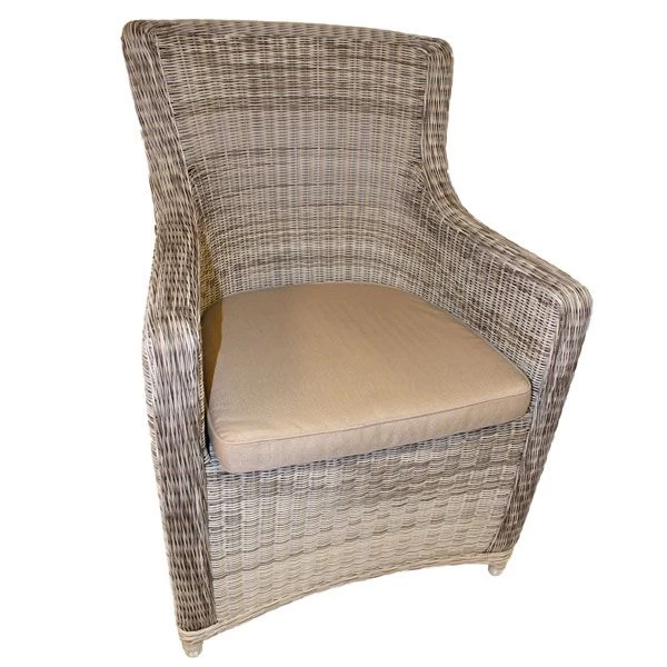 Seville Armchair | White Kubu Weave 4 Seville Armchair | White Kubu Weave - Image 2
