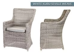 Valencia 8 Chair Dining Set 33 Valencia 8 Chair Dining Set -Garden Comfort Shop seville diner white kubu