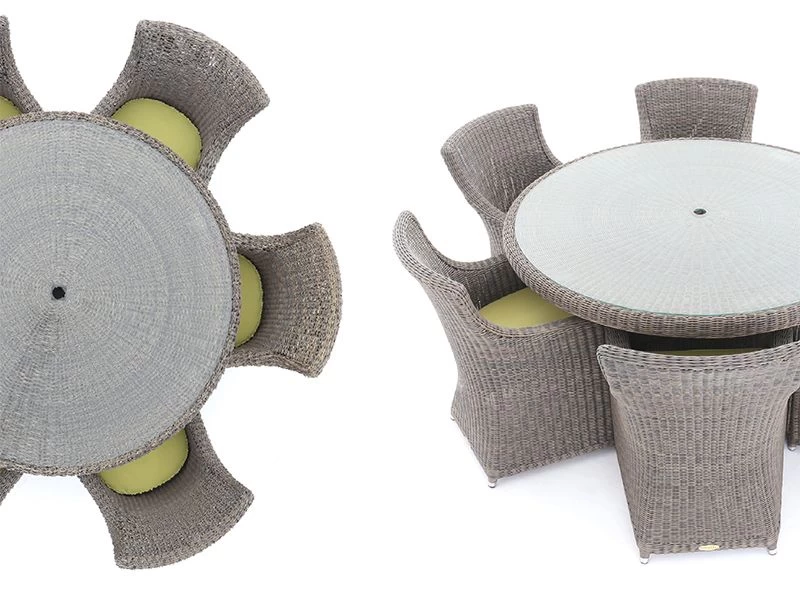 Seville 6 Chair Round Dining Set 8 Seville 6 Chair Round Dining Set - Image 6