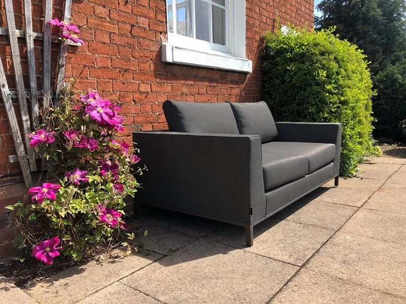 Sicilie Lounge Two Seater Sofa | Anthracite Frame 4 Sicilie Lounge Two Seater Sofa | Anthracite Frame - Image 2