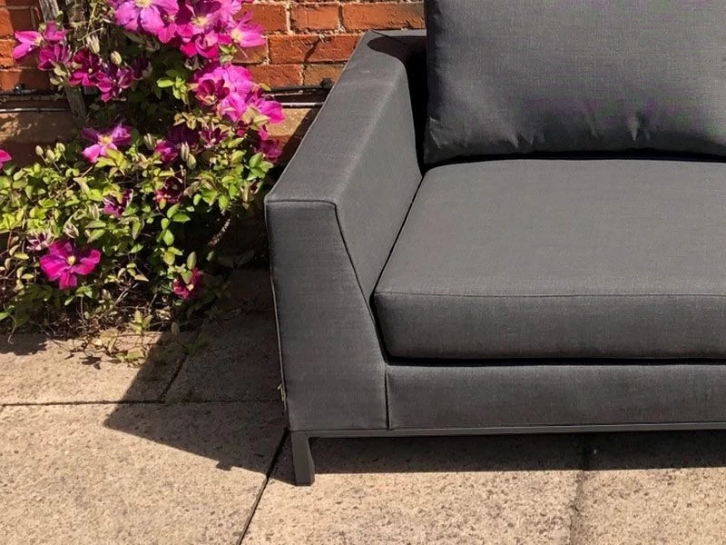 Sicilie Lounge Two Seater Sofa | Anthracite Frame 5 Sicilie Lounge Two Seater Sofa | Anthracite Frame - Image 3