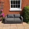 Sicilie Lounge Two Seater Sofa | Anthracite Frame -Garden Comfort Shop siciliesofa5 anthracite frame xl