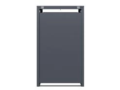 Galvanized Steel Wheelie Bin Cover | Single | PRE-ORDER -Garden Comfort Shop single wheelie 1 bi