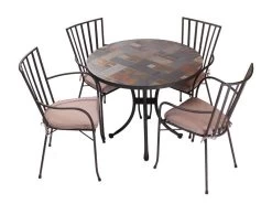 Carnglaze 4 Chair Dining Set 23 Carnglaze 4 Chair Dining Set -Garden Comfort Shop slate 90cm table 4 chair dining set xl 1