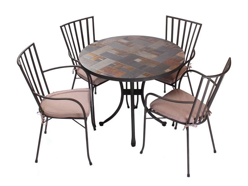 Carnglaze 4 Chair Dining Set 4 Carnglaze 4 Chair Dining Set - Image 2