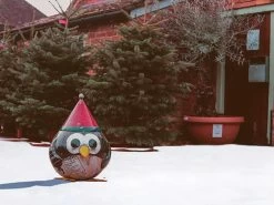 Festive Penguin Sculpture Small