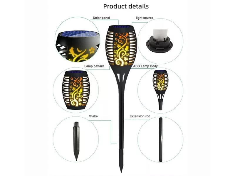 Solar Garden Torch 4 Solar Garden Torch - Image 2