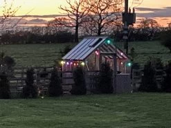 Multicoloured Solar LED Festoon String Lights -Garden Comfort Shop sol109 02 xl
