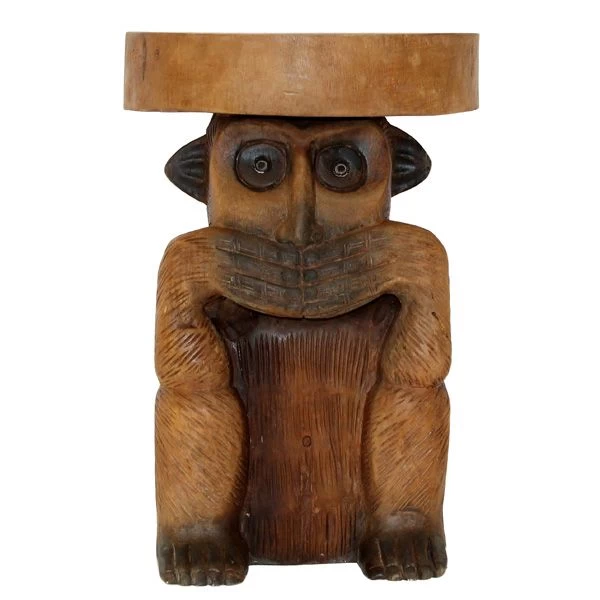 Monkey Speak No Evil Ornamental Table 4 Monkey Speak No Evil Ornamental Table - Image 2