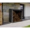 Log Store | FSC® Certified 1 Log Store | FSC® Certified -Garden Comfort Shop standup logstore grey