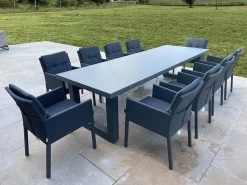Stelvio 3M 10 Chair Dining Set | LIFE Range -Garden Comfort Shop stelvio 2 xl