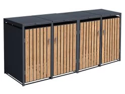 Galvanized Steel Wheelie Bin Cover | Super Double | PRE-ORDER -Garden Comfort Shop superdouble