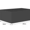 Breathable Rectangular Table Weather Cover | Large 2 Breathable Rectangular Table Weather Cover | Large -Garden Comfort Shop table 25mgrey 2