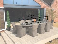 Seville 10 Chair Oval Set 16 Seville 10 Chair Oval Set -Garden Comfort Shop table diagram seville 10 chair oval set 01