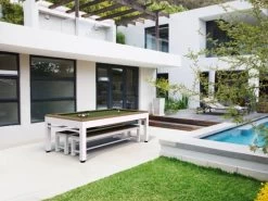 Outdoor Games Diner Table - Tan & White 24 Outdoor Games Diner Table - Tan & White -Garden Comfort Shop tan and white pool xl 1