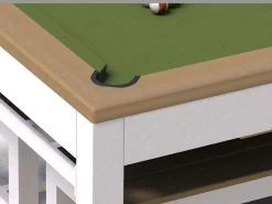 Outdoor Games Diner Table - Tan & White 30 Outdoor Games Diner Table - Tan & White -Garden Comfort Shop tan and white studio pool closeup xl 1