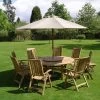 Chunky 1.8m Table & 8 Teak Recliners 2 Chunky 1.8m Table & 8 Teak Recliners -Garden Comfort Shop teak set 4 2