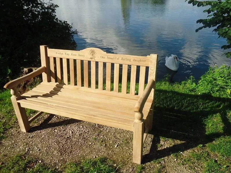 Teak Windsor Bench 20 Teak Windsor Bench - Image 19