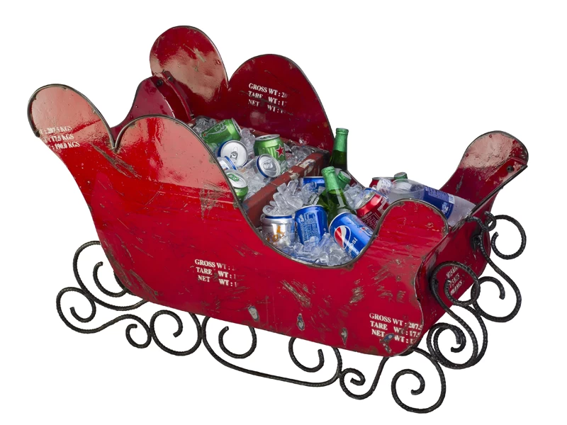 Santas Sleigh Cooler 3 Santas Sleigh Cooler