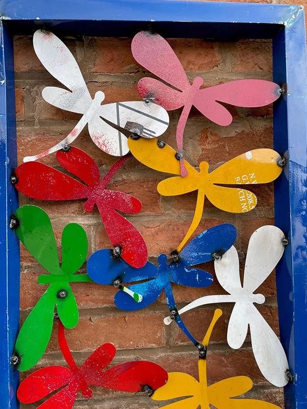 Dragonfly Framed Wall Panel 6 Dragonfly Framed Wall Panel - Image 4