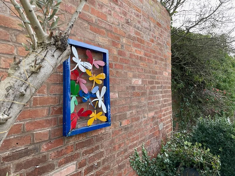 Dragonfly Framed Wall Panel 4 Dragonfly Framed Wall Panel - Image 2