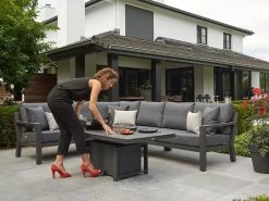 Timber Extending Coffee Table | Life Range -Garden Comfort Shop timber corner lava carbon 2 xl 3 2 1