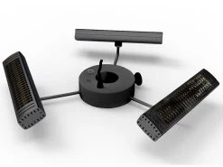 3KW Tri Parasol Heater With Remote 17 3KW Tri Parasol Heater With Remote -Garden Comfort Shop tri parasol heater 12bi 2