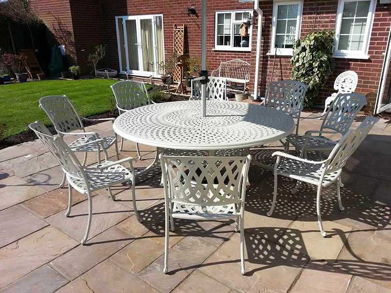 Tudor Aluminium Table - 1.8m Diameter | Ex Display | HALF PRICE 5 Tudor Aluminium Table - 1.8m Diameter | Ex Display | HALF PRICE - Image 3