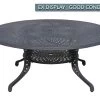 Tudor Aluminium Table - 1.8m Diameter | Ex Display | HALF PRICE 2 Tudor Aluminium Table - 1.8m Diameter | Ex Display | HALF PRICE -Garden Comfort Shop tudor table ex dis tab