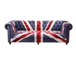 Union Jack Three Seater Sofa