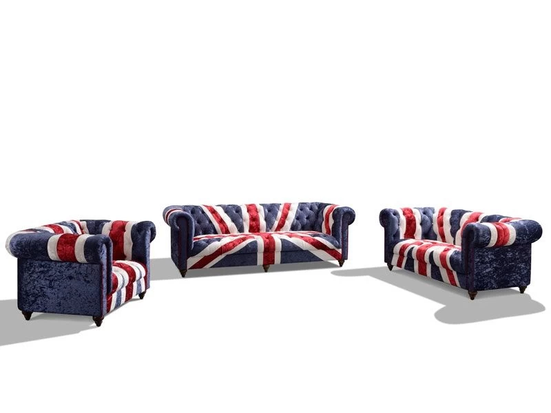 Union Jack Three Seater Sofa 6 Union Jack Three Seater Sofa - Image 4
