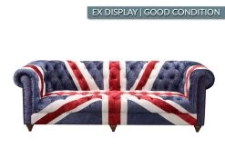 Union Jack Three Seater Sofa | Ex Display