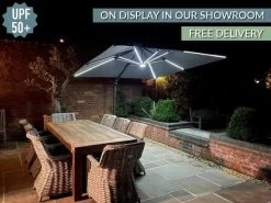 Royal 3M Square LED Parasol