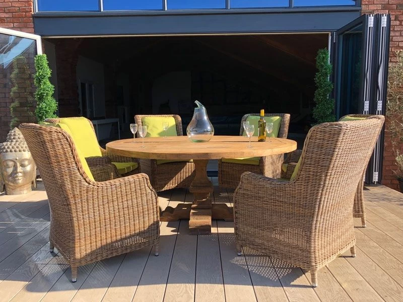 Valencia 6 Chair Round Dining Set 7 Valencia 6 Chair Round Dining Set - Image 5