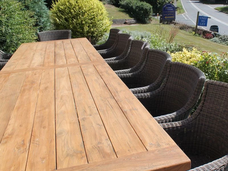 Valencia Teak 14 Chair Dining Set 16 Valencia Teak 14 Chair Dining Set - Image 14