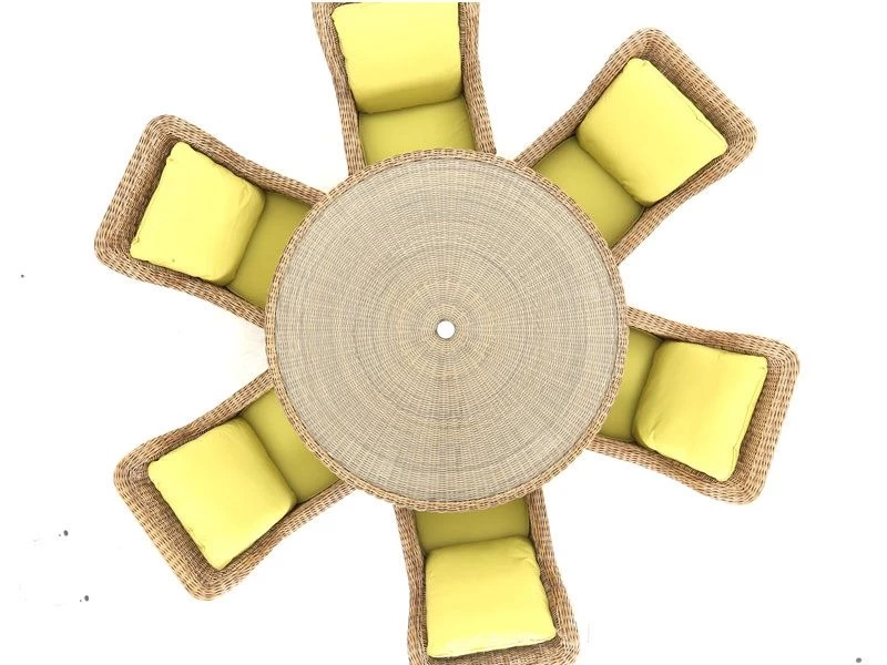 High Back 6 Chair Dining Set 5 High Back 6 Chair Dining Set - Image 3